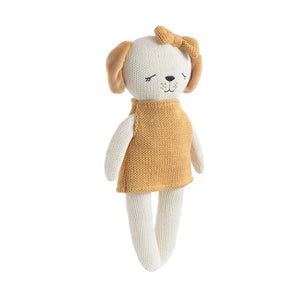 Living Textiles - Knitted Animal Toy - Frankie the Fox,Ollie the Owl or Paula the Puppy