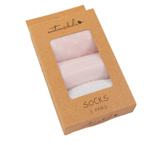 Load image into Gallery viewer, Emotion Kids - Classic 3 pack socks - pink or blue
