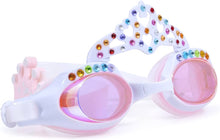 Load image into Gallery viewer, Sal &amp; Be - Bling 2 0 Swim Goggles - White Cherry Blossom, Jawsome,Jetaime,Princess Crown,Serpent, Shore - Seashell Pink, Tropical Tanzanite,prehistoric Times - Carnivore, Cake whoopie pie,Multi, Draco the Dragon, Strange Things
