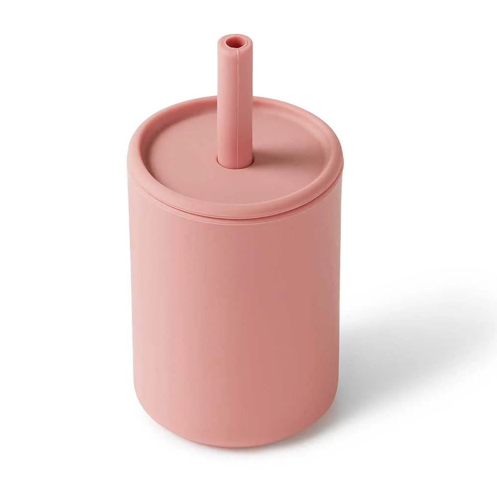 Snuggle Hunny - Silicone Sippy Cup - Rose