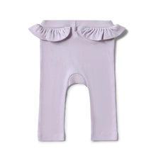 Load image into Gallery viewer, Snuggle Hunny - Organic Pants with Frill - Lavender
