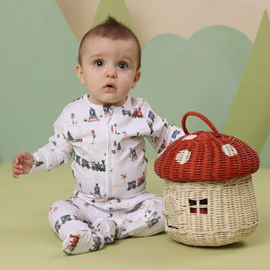Snuggle Hunny Organic Cotton Long Sleeve Romper/Onesies - Lots of prints