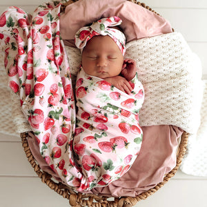 Snuggle Hunny  Organic Muslin Wrap - Strawberry, Lion, Alpha, or sunflower
