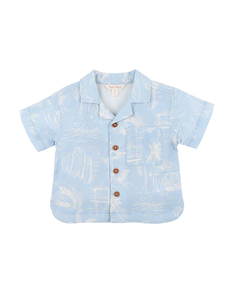 Fox & Finch/Bebe - Surfs up Linework Shirt