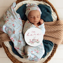 Load image into Gallery viewer, Snuggle Hunny - Milestone Cards - Lion &amp; Sunrise or Tea Party
