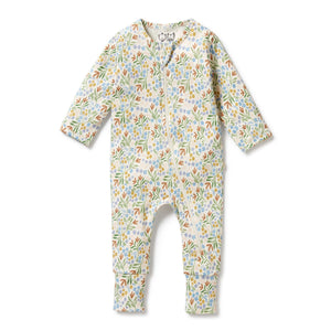 Wilson & Frenchy - Tinker Floral Zipsuit with Feet