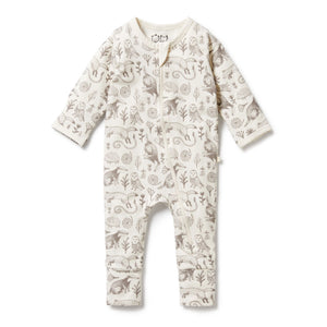 Wilson & Frenchy - Tribal Woods Zipsuit with Feet