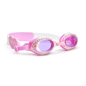 Sal & Be - Bling 2 0 Swim Goggles - White Cherry Blossom, Jawsome,Jetaime,Princess Crown,Serpent, Shore - Seashell Pink, Tropical Tanzanite,prehistoric Times - Carnivore, Cake whoopie pie,Multi, Draco the Dragon, Strange Things
