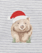 Load image into Gallery viewer, Bebe- Xmas Wombat Bodysuit
