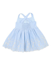 Load image into Gallery viewer, Bebe - Zara Embroidered Dress - sky blue
