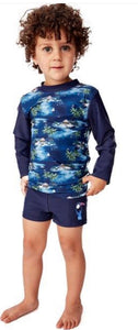 Milky Hawaiian Long Sleeve Rashy