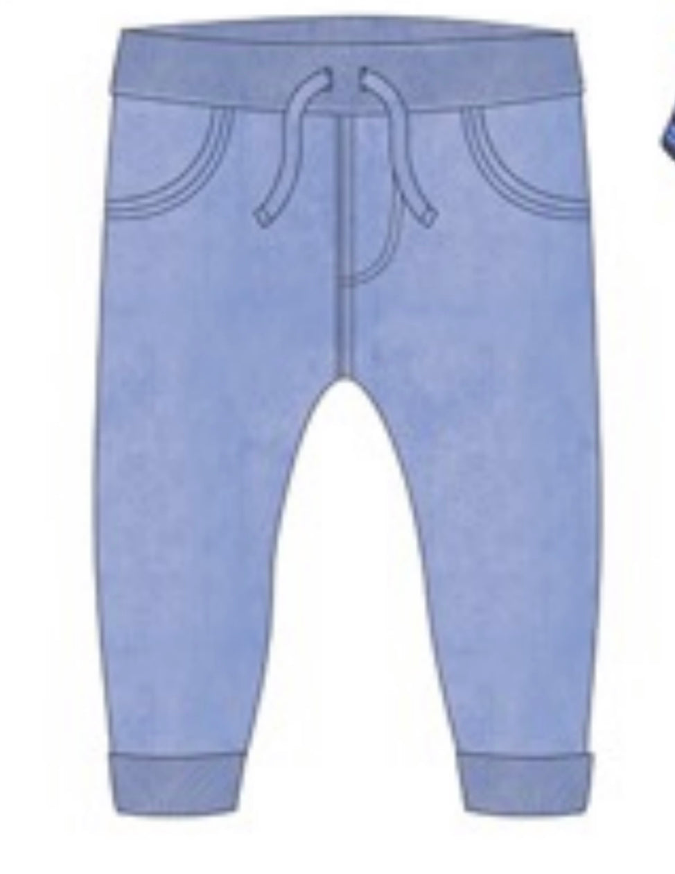 Milky Garment Dye Track Pant