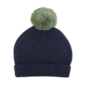 Bebe Callum Blue Knit Beanie