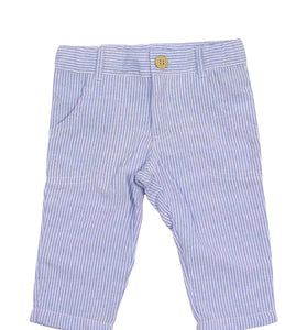 Korango Cotton  Pant - Blue/White stripe