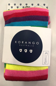 Korango Rainbow striped stocking/tights