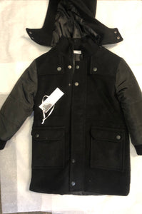 Mr & Miss Winter Overcoat/Jacket- Black