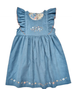 Albetta - Embroidered Cord Dress