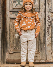 Load image into Gallery viewer, Bebe - Painterly Floral Knit Jumper - Caramel
