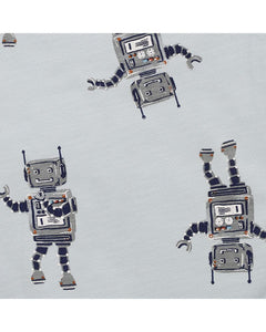 Bebe - Roboto - Zip Onesie - Roboto Print