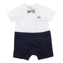 Load image into Gallery viewer, Bebe - Liberty Bow Tie Romper - Sail Multi
