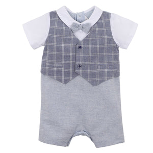 Bebe - Edward Gentleman Christening or Wedding Romper - Multi