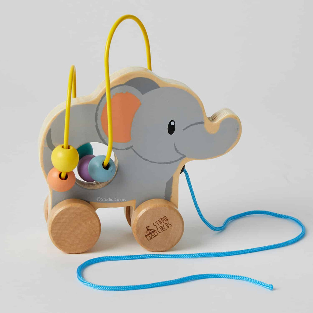 Pilbeam - Educational Toy -  Elephant Rolling Bead Coaster