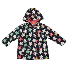 Load image into Gallery viewer, Korango - Raincoats -  Colour Changing  - Flower -Navy
