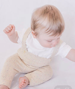 Ardito Baby - River Suspenders - Speckled Beige