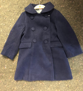Korango - Long Warm Overcoat/Jacket - Navy