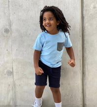 Load image into Gallery viewer, Korango - Pocket Tee -  Grey Marle or Blue
