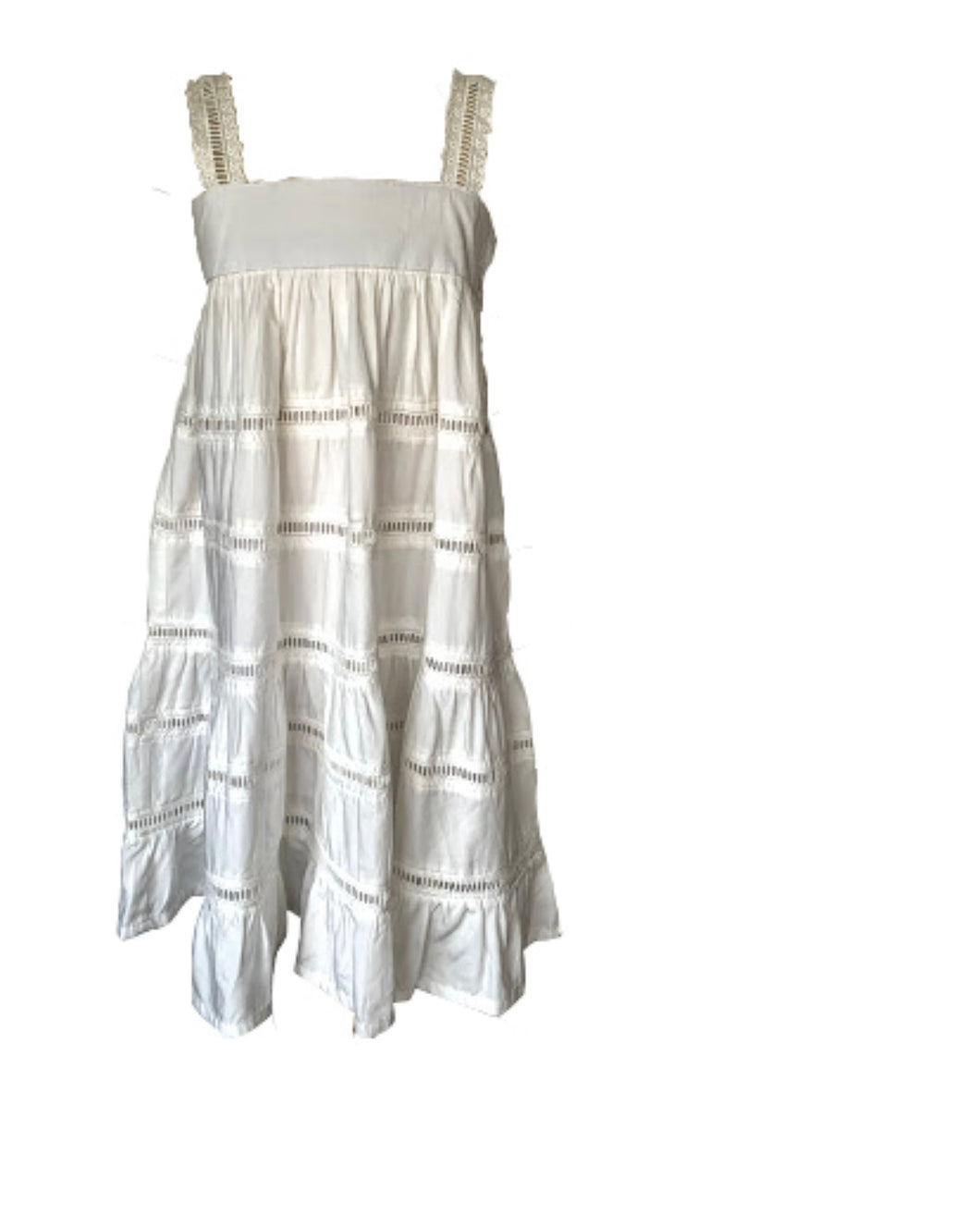 Bela & Nuni - Layer Lace Dress - White