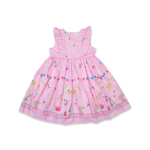 Korango - Circus Frill Party Dress - Blue