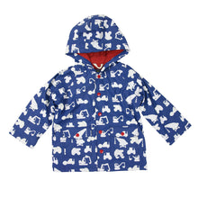 Load image into Gallery viewer, Korango - Colour Changing Raincoat - Navy Construction
