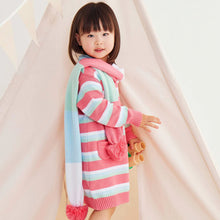 Load image into Gallery viewer, Korango - A-Line Knit Dress - Dusty Pink Stripe

