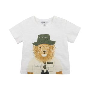 Bebe - Lucas Lion Tee - Cloud