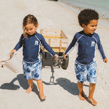 Load image into Gallery viewer, Bebe - Max Front Zip Long Sleeve Rashie - Navy

