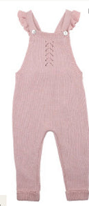 Bebe - Mia Knit Overall - Dusky Pink