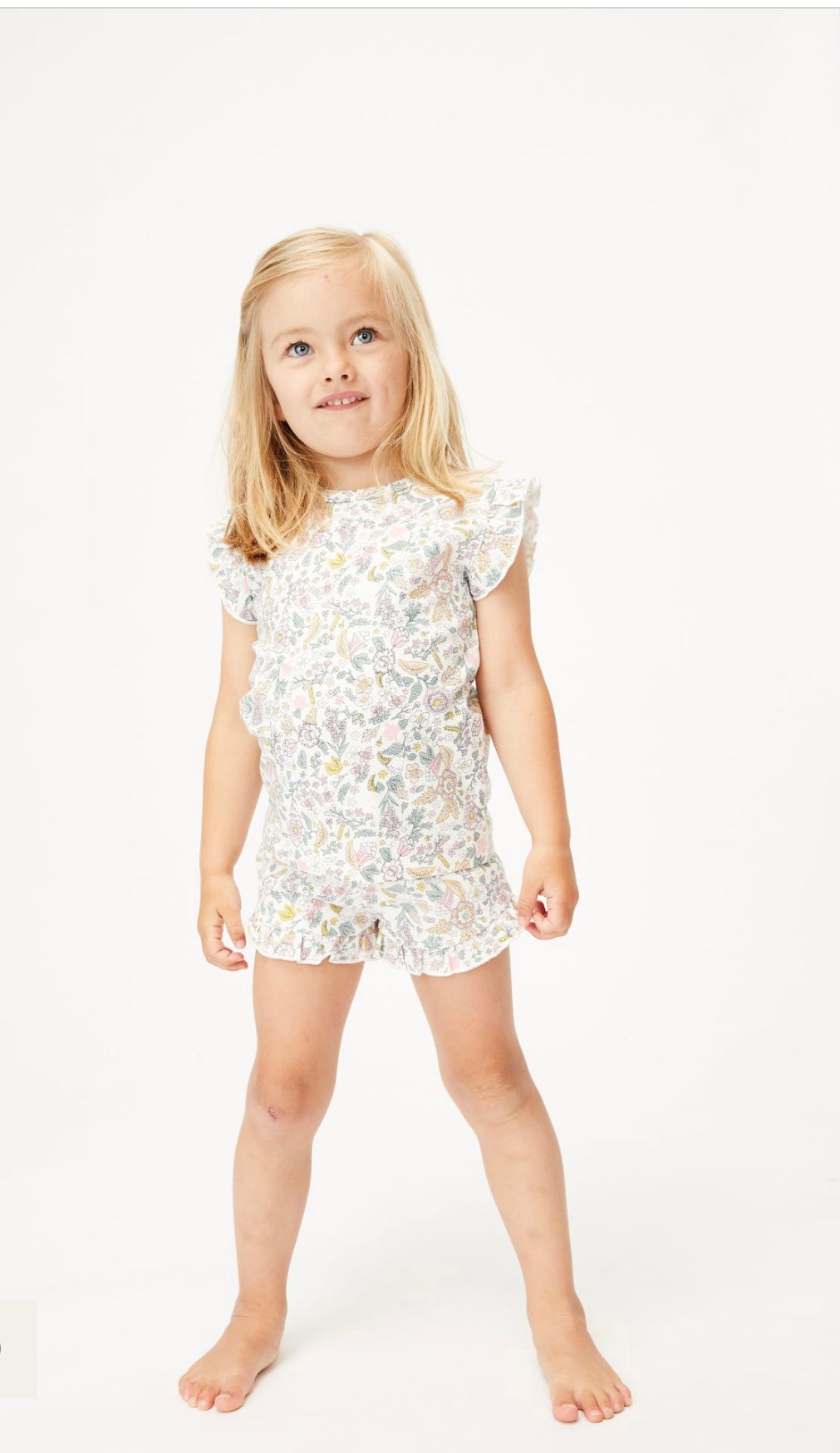 Milky - Antique Floral Pyjamas - Off White