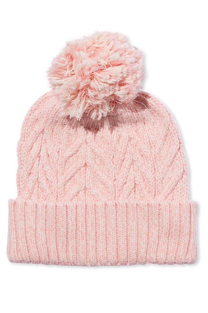 Milky - Baby Fleck Knit Beanie - Blush