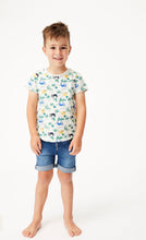 Load image into Gallery viewer, Milky - Knit Denim Short - Mid Wash Denim
