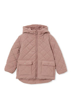 Load image into Gallery viewer, Milky - Quilted Zip Puffer Jacket - Dusty Pink
