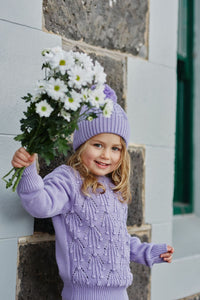 Milky - Detail Knit Jumper - Lilac