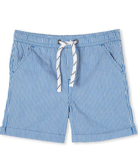 Milky - Pinstripe Short - Navy/white