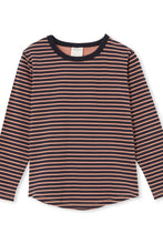 Load image into Gallery viewer, Milky - Stripe Tee - Navy
