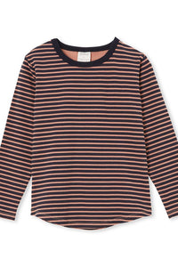 Milky - Stripe Tee - Navy