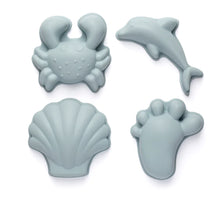 Load image into Gallery viewer, Scrunch - Educational -  Footprint  Moulds - Dusty Rose, Lavender, Duck Egg Blue or Spearmint
