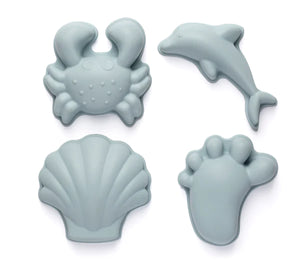 Scrunch - Educational -  Footprint  Moulds - Dusty Rose, Lavender, Duck Egg Blue or Spearmint