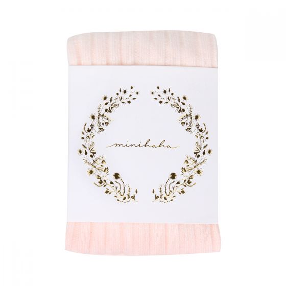 Bebe Ribbed Tights/Stockings - pale pink