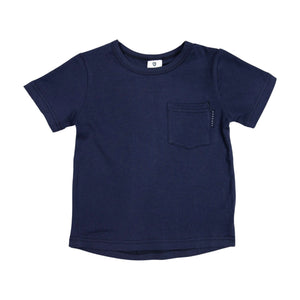 Korango - Pocket Tee - Navy, Grey Marle, Blue or White