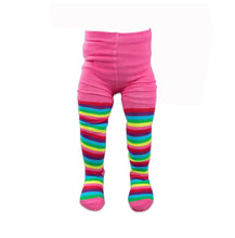 Load image into Gallery viewer, Korango Rainbow striped stocking/tights
